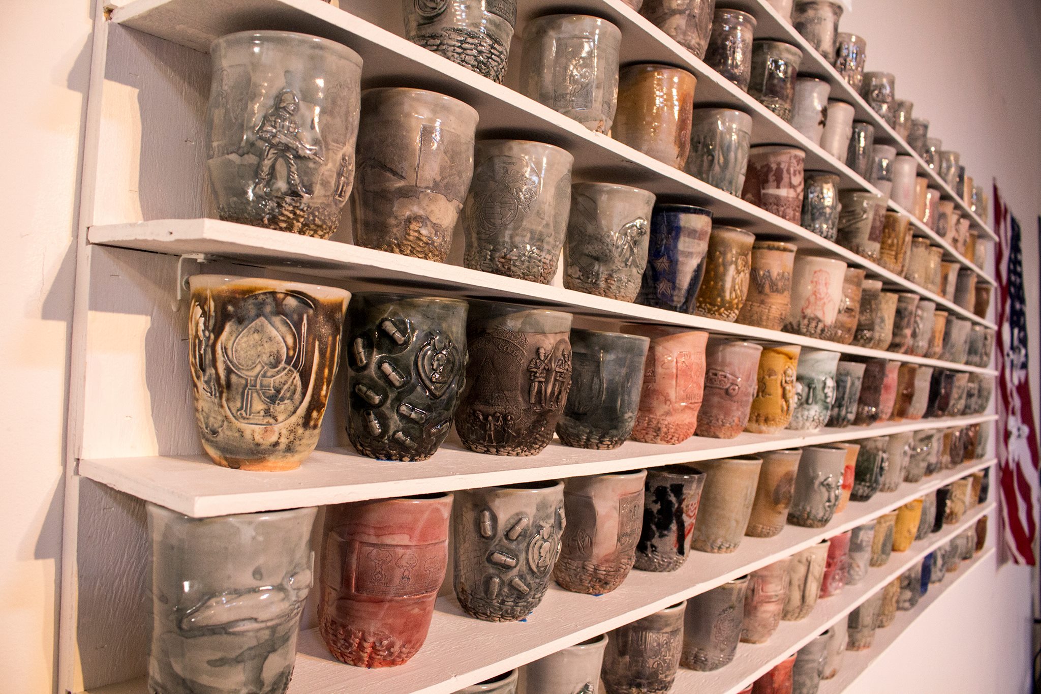 Cups by ceramic artist Ehren Tool